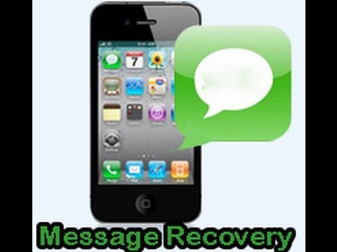 how to recover iphone messages
