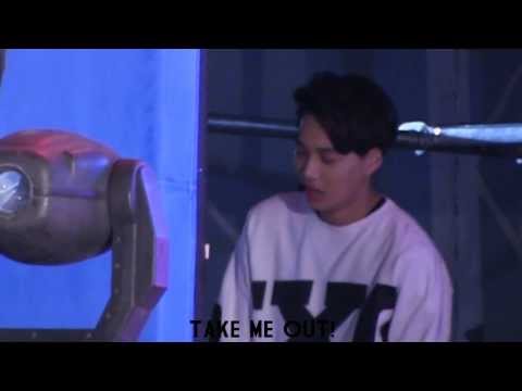 140126 // 오크밸리 인기가수 특별콘서트 // 밖은 너무 추워요 ㅂ_ㅂ... // 카이 fancam
