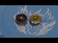 beyblade (toupie) cyber aquario versus rock zurafa battles