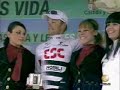 Entrega de trofeos de la segunda etapa.