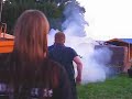 Summerbreeze 2008: Brennender Einkaufswagen 1