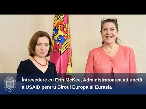 The Head of State met with Erin McKee, USAID Deputy Assistant Administrator for the Europe and Eurasia Bureau