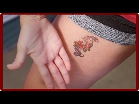 how to remove temporary tattoos