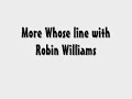 more whose line
