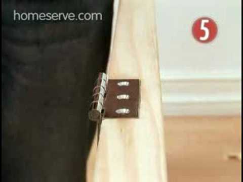 how to hang a door