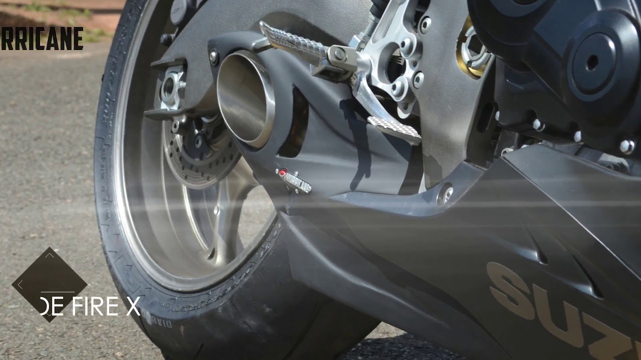 Capa do vídeo  Escapamento Hurrimade Fire X Suzuki GSX-R 1000 2011 a 2013