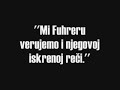 Iz knjige ''Pregled srpskog antismitizma'' T. Vukovića i E. Bojovića. BARBARIANS ARE COMINGCRAWLING FROM THE EAST,(WITH THEIR) EYES WIDE SHUTAND NOSTRILS FULL OF LONGING,EPIC AND POWERFUL,WILD IN A GROUP,BARBARIANS ARE COMINGFROM THE EAST.THEY'LL COME OUT OF NOWHERE,THEY'LL ENTER YOUR STATE,THE NATION OF LOSERS,THE TRIBE FULL OF HATE.WITH KNIVES IN THEIR POCKETSAND BOMBS IN THEIR HANDS,THEY'LL BURN DOWN YOUR CITIESAND YOUR DISNEYLANDS.Choir:BARBARIANS ARE COMING, HEADING YOUR WAY.THE EVIL IS RISING, KNEEL DOWN AND PRAY.WITH THIRD WORLD HUNGER,SEX DRIVE IN THEIR BRAINS,THEY'LL WHISPER YOUR NAMESAND SCREAM IN YOUR FACE.WHEN THEY SEARCH FOR THEIR SPACE,THEY'LL TURN INTO SNAKES,AND YOU'RE BETTER OFF DEADIF THEY CRAWL IN YOUR BED.Choir:BARBARIANS ARE COMING, HEADING YOUR WAY.THE EVIL IS RISING INTO YOUR DAY.BARBARIANS ARE COMING, HEADING YOUR WAY.THE EVIL IS RISING, KNEEL DOWN AND PRAY.THEY'LL CONQUER YOUR COUNTRYAND MAKE YOU ALL SLAVES,THEY'LL BURN DOWN YOUR HOUSESAND RAVE AT YOUR GRAVES.YOU'D BETTER GET READY,YOU'D BETTER BEWARE.BANGING AT YOUR WINDOWS,BARBARIANS ARE HEREChoir:BARBARIANS ARE COMING, HEADING YOUR WAY.THE EVIL IS RISING, KNEEL DOWN AND PRAY.BARBARIANS ARE COMING, HEADING YOUR WAY.WHATEVER YOU TOOK FROM THEM -NOW YOU WILL PAY