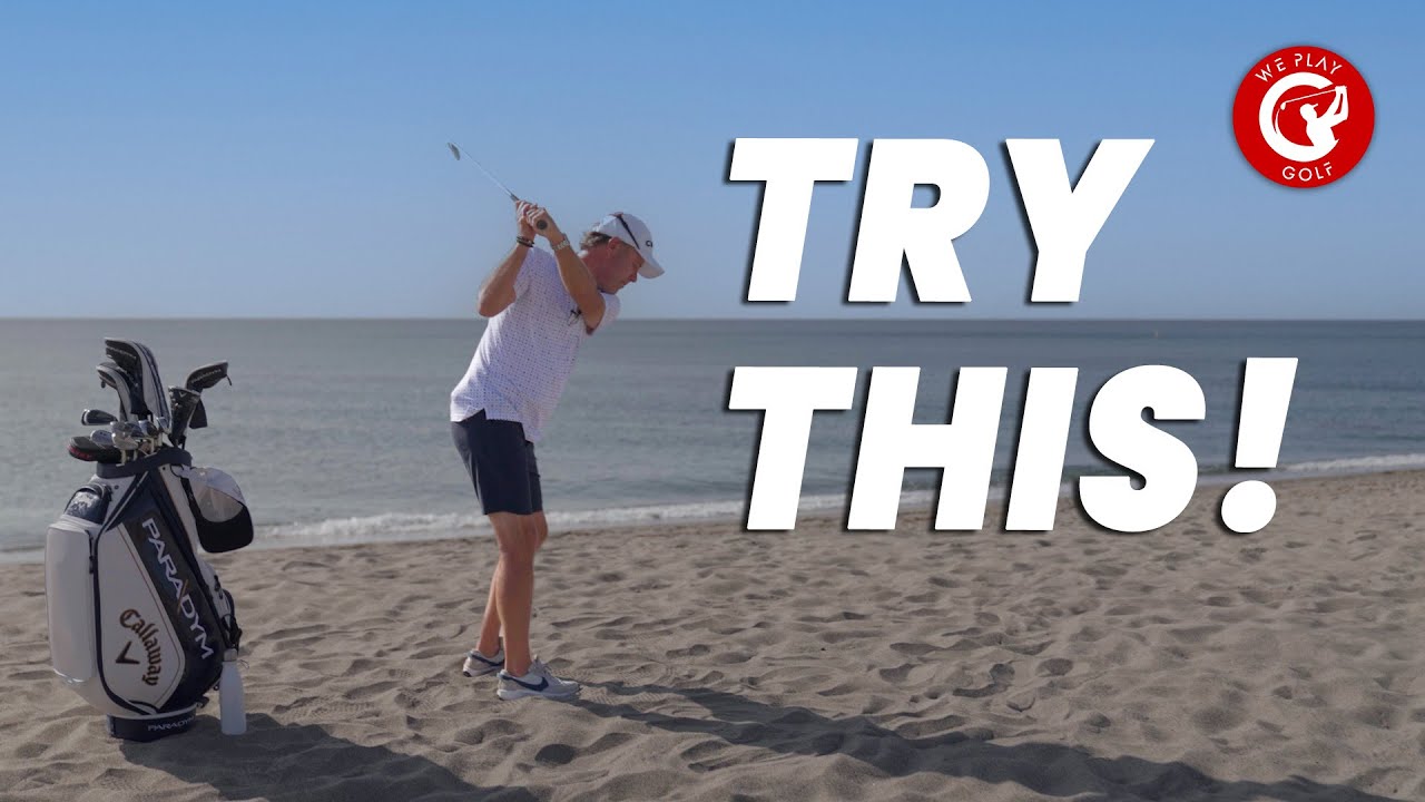 Fearless Golf Practice on the Beach with Subconscious Brain Coach