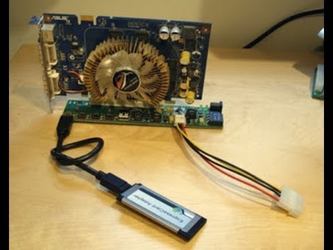 how to external graphics card to a laptop