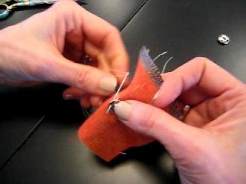 how to sew on a snap