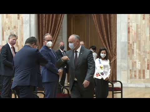 Președintele Republicii Moldova a avut o întrevedere cu șefii misiunilor diplomatice