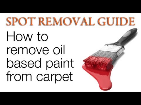 how to get paint out of a carpet