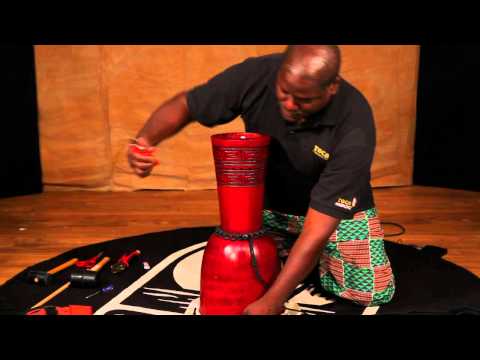 how to repair a djembe head