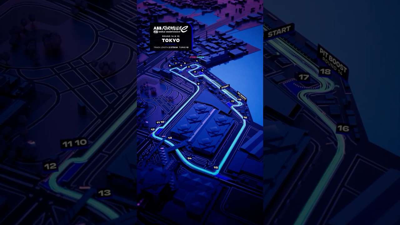 Take a closer look at the Tokyo street circuit 🇯🇵
