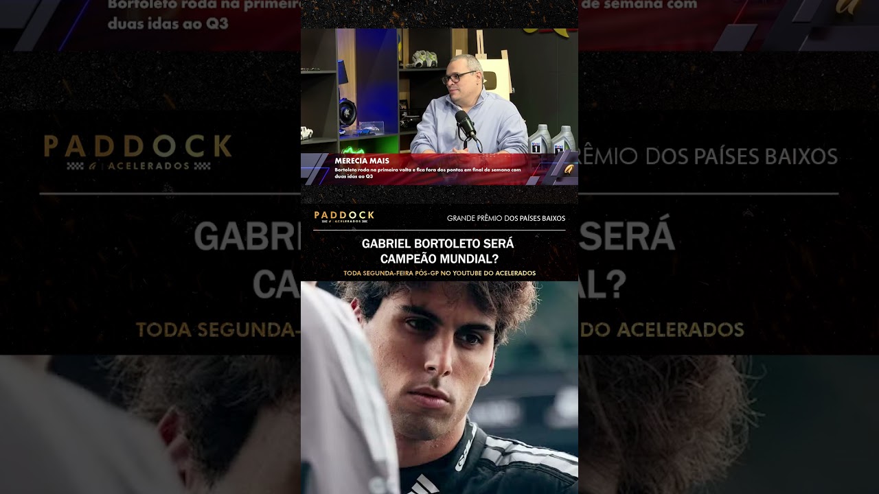 QUAL É O TETO DE GABRIEL BORTOLETO NA FÓRMULA 1? 🤔🏎️🏆