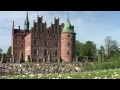 Wasserschloss Egeskov Slot in Kværndrup Fünen in Dänemark aus der Renaissance