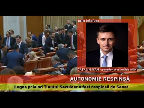 Legea privind Ţinutul Secuiesc, respinsă de Senat