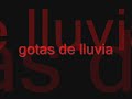 gotas de lluvia