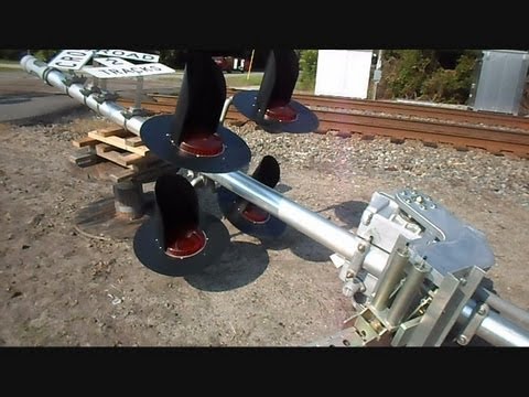 railroad crossing - This is a video I made of a railroad crossing in Hilliard Florida of a new signal system laying on the ground waiting to be installed. The old crossing looks...
