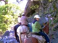 Yosemite Mule Back ride to Nevada Falls