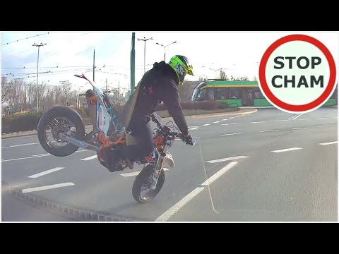 MOTOCYKLIŚCI DAJĄ MOCNY POPIS NA RONDZIE W POZNANIU