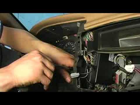 How to Replace Dashboard Lights : Removing Instrument Cluster From Dash
