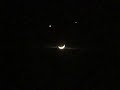 Jupiter Venus Moon Making smile face at Hi - Tech City Hyderabad Jupiter Venus Moon Making smile face at Hi - Tech City Hyderabad