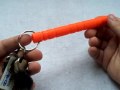 self-defense weapon developed by Soke Kubota Takayuki. It is essentially a derivation of the yawara (柔?) stick, usually 5.5 inches (14 cm) long and 0.56 inch (1.5 cm) in diameter, slightly thicker or the same size as a marker pen. Attached with a keyring for convenience and concealment, the Kubotan appears as an innocuous key fob to the untrained eye. This is a review on the High Viz Orange Kubaton which can be found at: countycomm.com ... self defense protection weapon impact gear cutlerylover ...