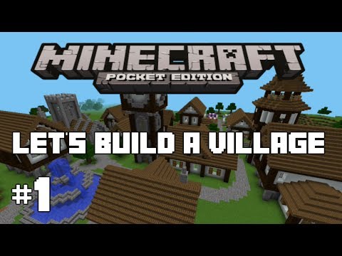 how to make a village in minecraft pe
