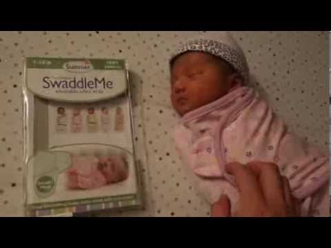 how to fasten a swaddle blanket