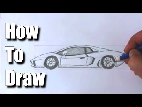 how to draw a car