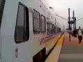 VTA Light Rail Quickly Departs