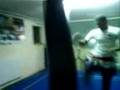 Köksal Orduhan - Sandsacktraining www.k-1-fightcenter.de