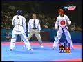 Faissal Ebnoutalib Olympia 2000 Finale vs Cuba Taekwondo. 1. Runde