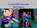 nes mario goes on a survival run. jigglypuff charlie robocain 2 team nicktoon(i kept jumping on stimpy's head before beating the leader,ren.) tiny kamek(he gave me trouble with his twister attack) jigglypuff(again) ghost luigi chrysalis metal sonic sasuke-kun(i thought i was gonna be screwed here) and i lose to piccolo thanks to his knee attack battles conquered:10,it's a start. ======= bg:monster cliff bgm:endless battle
