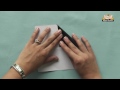 Let's see how to make a Panda Face - Origami in Hindi