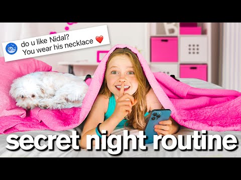 My Daughter's SECRET NIGHT ROUTINE! *Instagram Q&A*