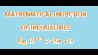 How to verify inequalities through mathematical induction