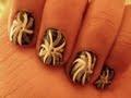 New Years Design for Short Nails