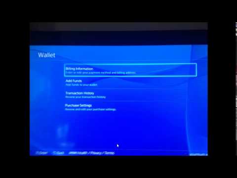 how to remove credit card from ps4