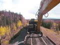 TJ DEARDEN ON HIS FLAT CARS GRANDE CACHE SUBDIVISIN 08
