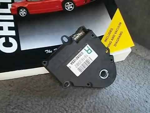 how to test gm blend door actuator