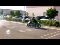 Affliction's Jason Britton Moto Demo at Affliction Headquarters