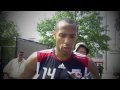following his first workout with red bull new york, thierry henry addressed the assembled media after leaving the training pitch.