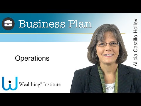 how to define operations in your business plan