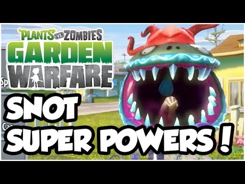 Plants vs. Zombies Garden Warfare - SNOT SUPER POWERS!! Let's Play Gameplay Walkthrough (Xbox One)