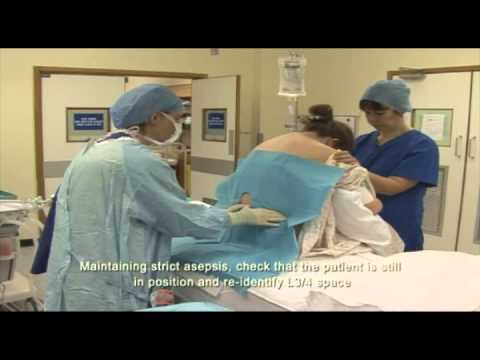 how to perform spinal anesthesia