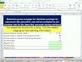 Excel 2010 Business Math 50: Overtime Earnings For Piecework (Incentive Pay)