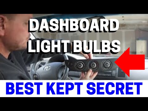 How to Replace Toyota Camry Dashboard Light Bulbs