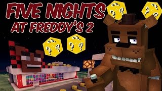 Five Nights at Freddy's 2 Minecraft Lucky Blocks Mod PVP Challenge